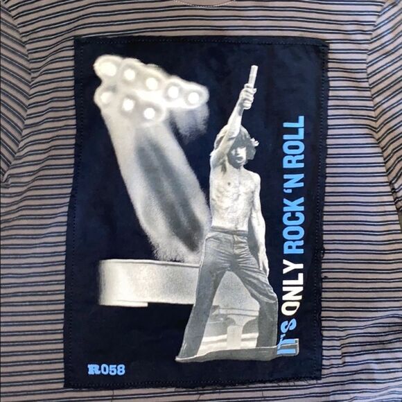 Riff It’s Only Rock N Roll Graphic Long Sleeve Shirt - Picture 7 of 7